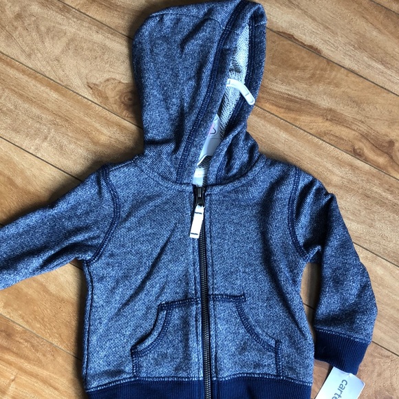 NWT Lot: Carter’s zip hoodie & George tshirt - Picture 2 of 7